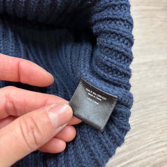 Jenni Kayne Cotton Knit Fisherman Sweater Women's Large Cottagecore Preppy - Picture 7 of 9